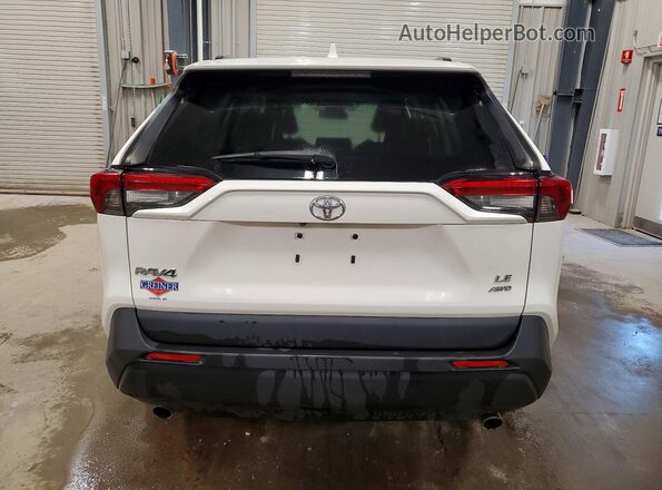 JTMF1RFV4KD019029 2019 TOYOTA RAV4 Белый Вид сзади