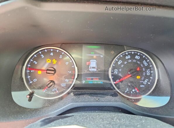 JTMF1RFV4LD061217 2020 TOYOTA RAV4 Charcoal Instrument cluster view