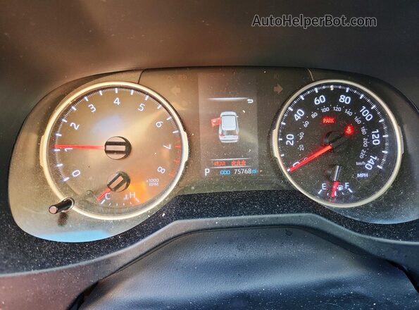 JTMF1RFV6LD067374 2020 TOYOTA RAV4 Gray Vista del cuadro de instrumentos