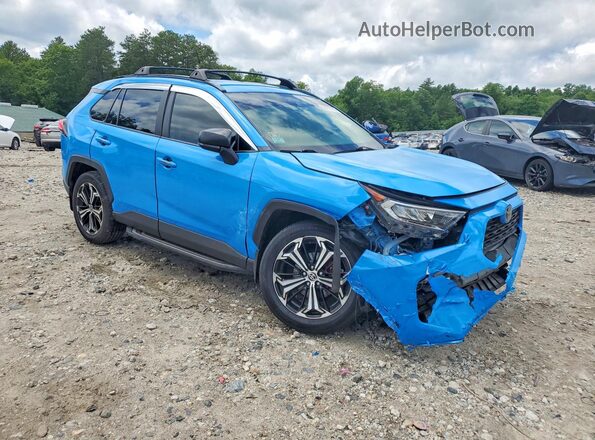 JTMF1RFV7KD013399 2019 TOYOTA RAV4 Синий Передняя правая четверть