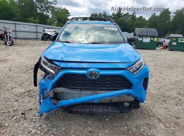 JTMF1RFV7KD013399 2019 TOYOTA RAV4 Синий Вид спереди