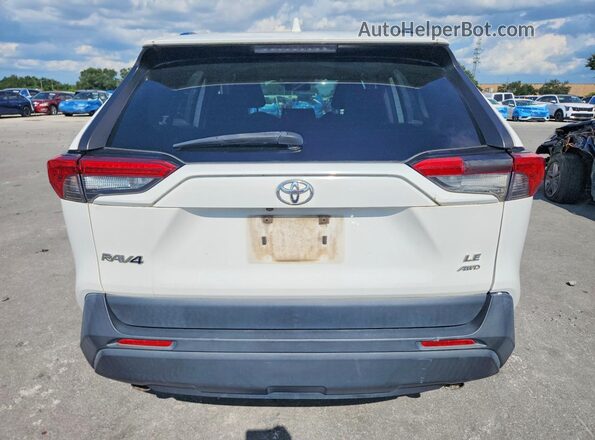 JTMF1RFVXKD006057 2019 TOYOTA RAV4 White Widok z tyłu