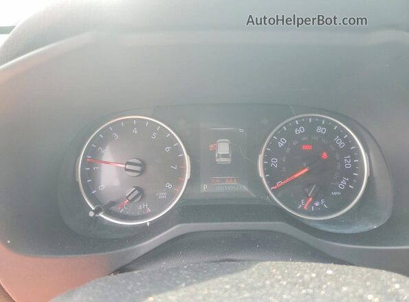 JTMF1RFVXKD012974 2019 TOYOTA RAV4 Silver Вид щитка приладів