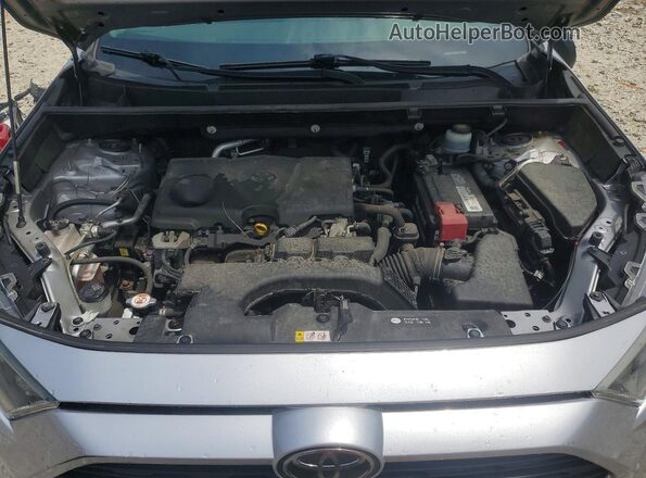 JTMF1RFVXKD012974 2019 TOYOTA RAV4 Silver Вид підкапотного простору