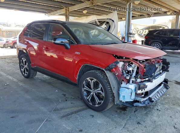 JTMFB3FV1MD010009 2021 TOYOTA RAV4 Red Front right
