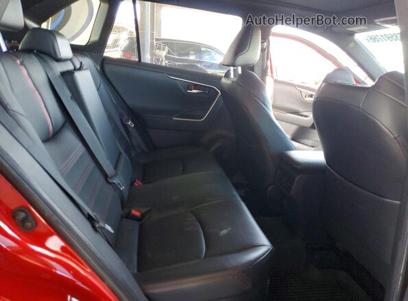 JTMFB3FV1MD010009 2021 TOYOTA RAV4 Red Rear seats view