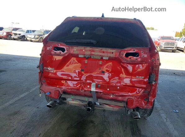 JTMFB3FV1MD010009 2021 TOYOTA RAV4 Red Rear view