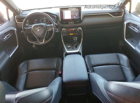 JTMFB3FV1MD010009 2021 TOYOTA RAV4 Red Dashboard view