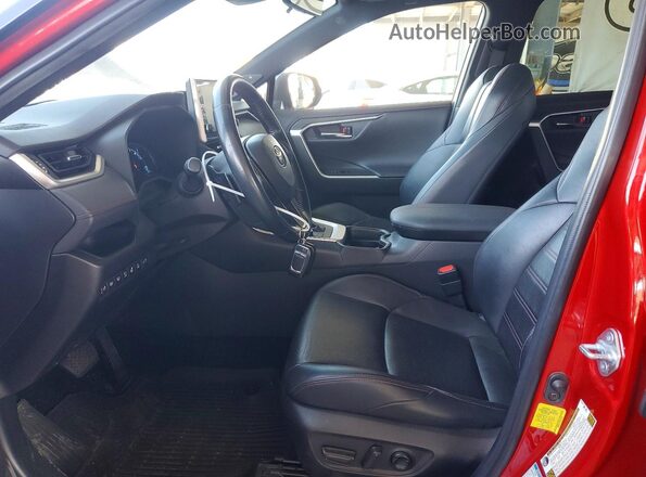 JTMFB3FV1MD010009 2021 TOYOTA RAV4 Red Front interior view