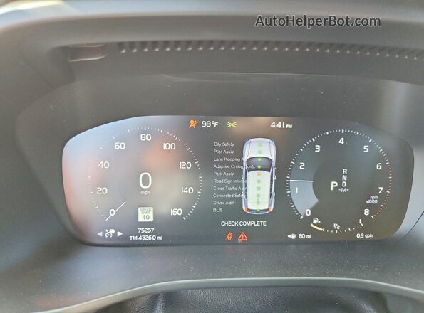 JTMFB3FV4ND092271 2022 TOYOTA RAV4 White Instrument cluster view