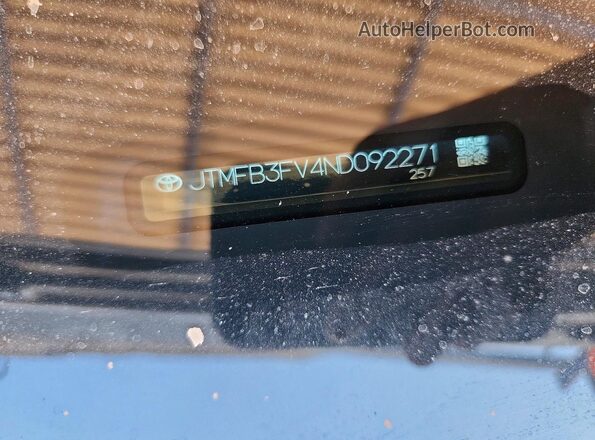 JTMFB3FV4ND092271 2022 TOYOTA RAV4 White 360 interior view