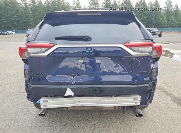 JTMFB3FV4RD197379 2024 TOYOTA RAV4 Blue უკანა ხედი