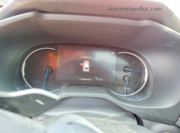 JTMFB3FV7MD059960 2021 TOYOTA RAV4 Red Вид щитка приладів