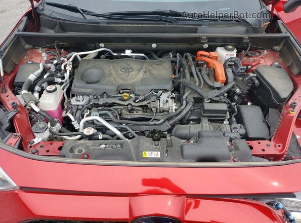 JTMFB3FV7MD059960 2021 TOYOTA RAV4 Red Вид підкапотного простору