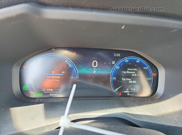 JTMFB3FV8RD176146 2024 TOYOTA RAV4 Blue Instrument cluster view