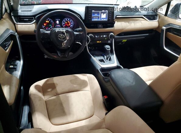 JTMG1RFV3KJ013552 2019 TOYOTA RAV4 White Vista del salpicadero