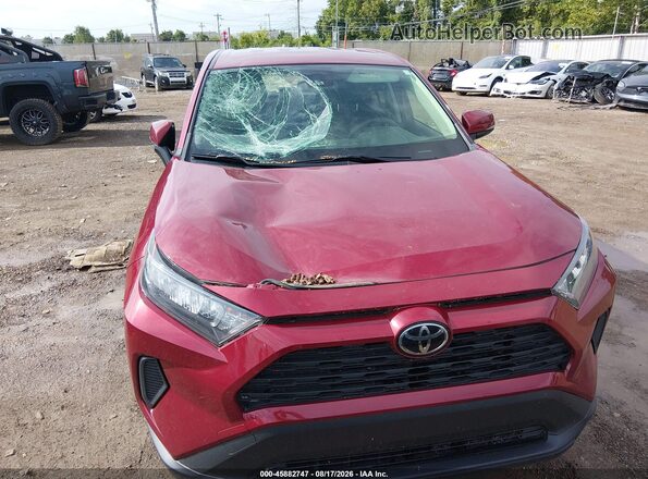 JTMG1RFV5ND086585 2022 TOYOTA RAV4 Red Widok z przodu