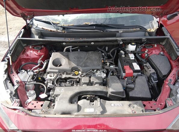 JTMG1RFV5ND086585 2022 TOYOTA RAV4 Red Widok z tyłu