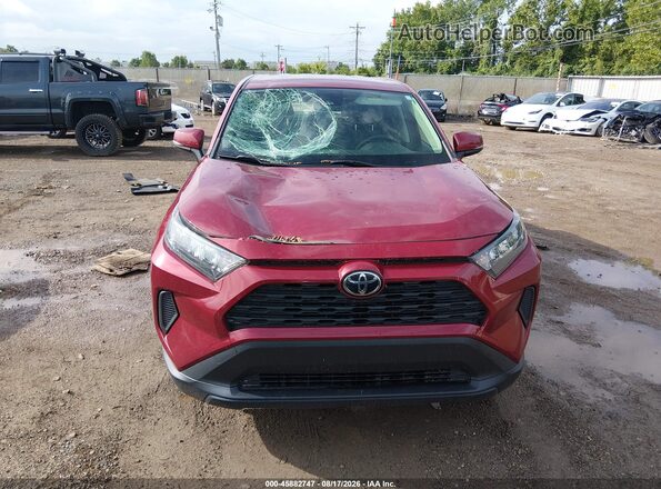 JTMG1RFV5ND086585 2022 TOYOTA RAV4 Red Widok zestawu wskaźników