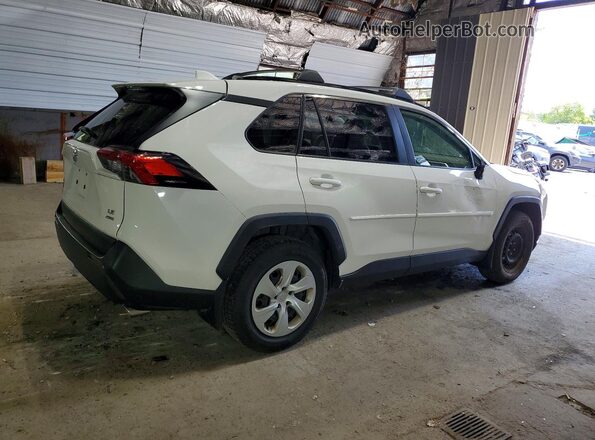 JTMG1RFV8KD014520 2019 TOYOTA RAV4 White Задня права чверть