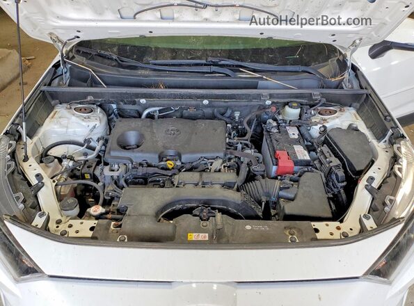 JTMG1RFV8KD014520 2019 TOYOTA RAV4 White Вид підкапотного простору