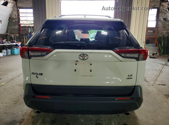 JTMG1RFV8KD014520 2019 TOYOTA RAV4 White Вид ззаду