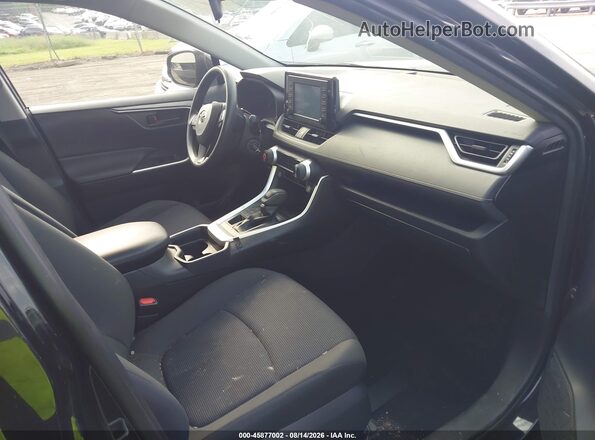 JTMG1RFV8KD018485 2019 TOYOTA RAV4 Black Widok wnętrza z przodu