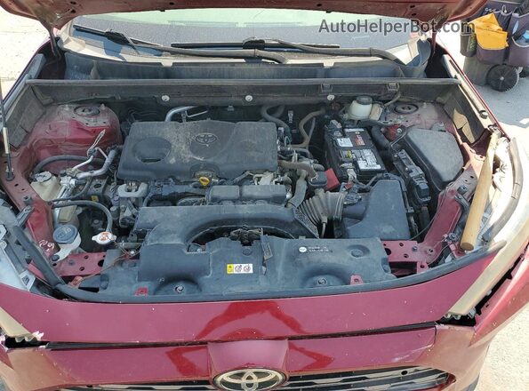 JTMG1RFV8KD508490 2019 TOYOTA RAV4 Red Շարժիչի բաժամունքի տեսք