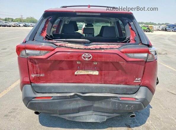 JTMG1RFV8KD508490 2019 TOYOTA RAV4 Red Հետևի տեսք