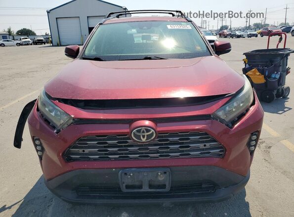 JTMG1RFV8KD508490 2019 TOYOTA RAV4 Red Դիմացի տեսք