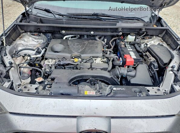 JTMG1RFVXKJ012706 2019 TOYOTA RAV4 Silver უკანა სალონის ხედი