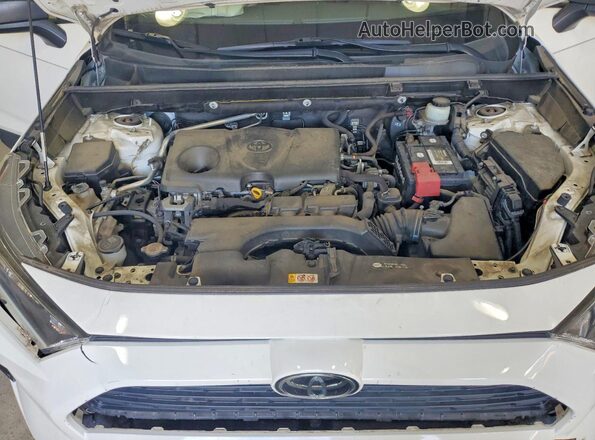JTMH1RFV2KD501359 2019 TOYOTA RAV4 White Вид підкапотного простору
