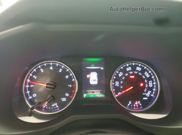 JTMH1RFV2KD501359 2019 TOYOTA RAV4 White Вид щитка приладів