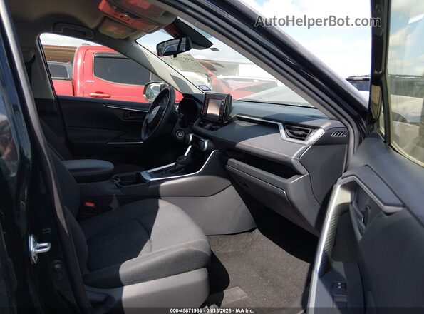 JTMH1RFV4KD032291 2019 TOYOTA RAV4 Black Widok wnętrza z przodu