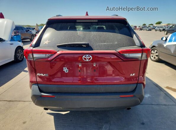JTMH1RFV7MD523182 2021 TOYOTA RAV4 Red Rear view