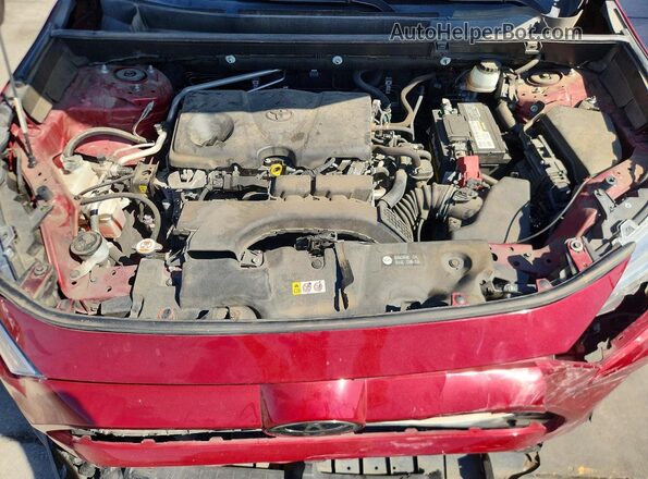 JTMH1RFV7MD523182 2021 TOYOTA RAV4 Red Rear interior view