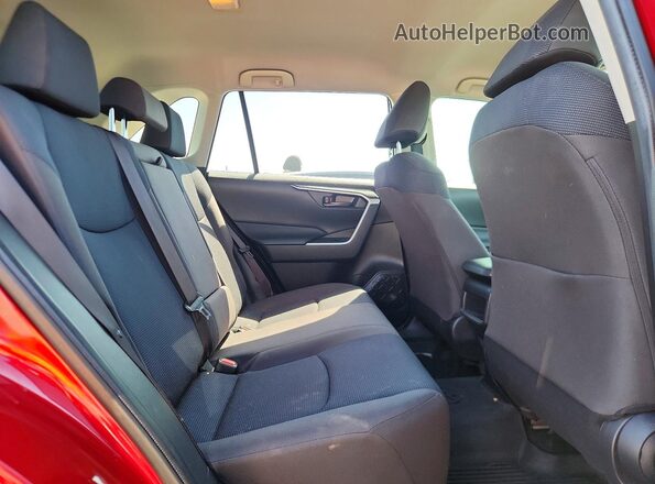 JTMH1RFV7MD523182 2021 TOYOTA RAV4 Red Rear seats view