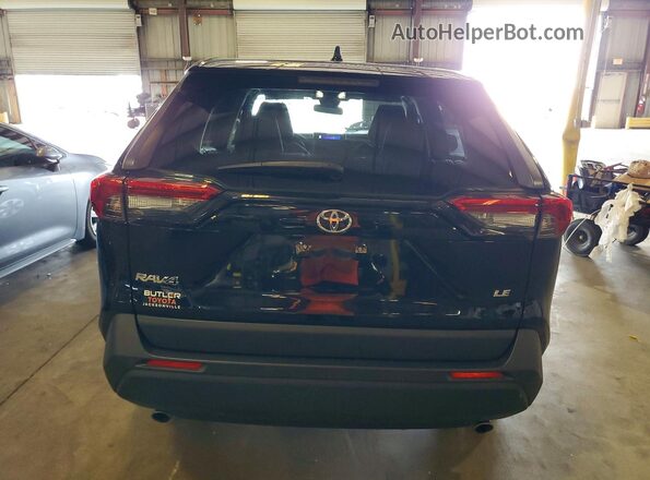 JTMH1RFV8PD102317 2023 TOYOTA RAV4 Black Вид ззаду