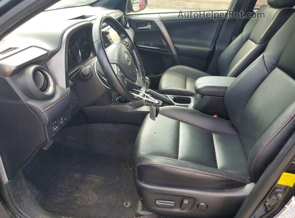 JTMJFREV0GJ077192 2016 TOYOTA RAV4 Black Front interior view