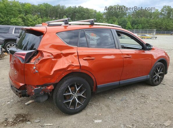 JTMJFREV0GJ079850 2016 TOYOTA RAV4 Оранжевый Задняя правая четверть