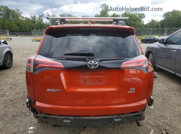 JTMJFREV0GJ079850 2016 TOYOTA RAV4 Оранжевый Вид сзади