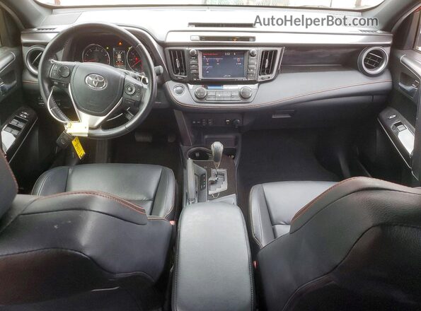 JTMJFREV0GJ079850 2016 TOYOTA RAV4 Оранжевый Вид панели приборов