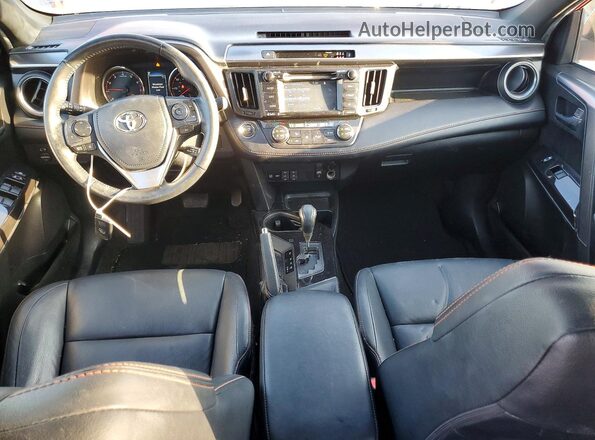 JTMJFREV0HJ165130 2017 TOYOTA RAV4 Red Dashboard view