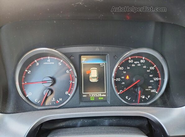 JTMJFREV1GD183679 2016 TOYOTA RAV4 Black Instrument cluster view