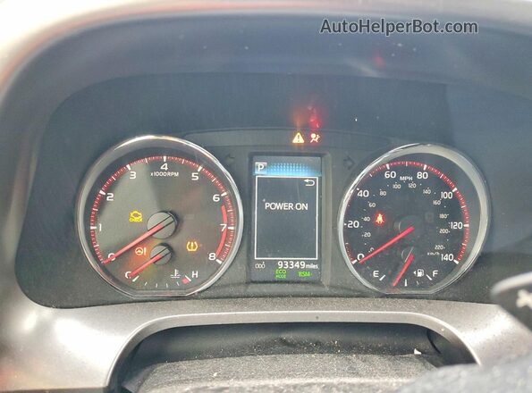 JTMJFREV1GJ066167 2016 TOYOTA RAV4 White Instrument cluster view