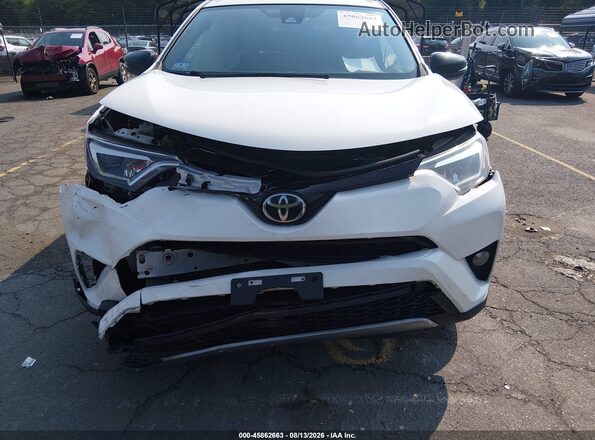 JTMJFREV4HJ708219 2017 TOYOTA RAV4 White Instrument cluster view