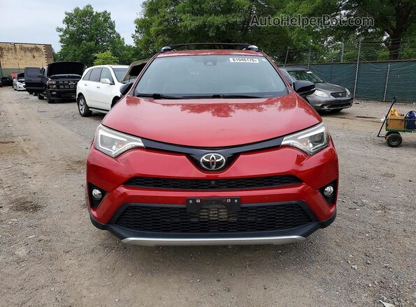 JTMJFREV6GJ073082 2016 TOYOTA RAV4 Red Widok z przodu
