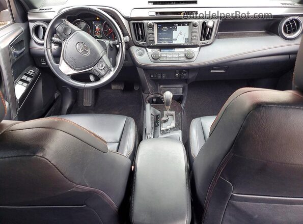JTMJFREV6GJ073082 2016 TOYOTA RAV4 Red Widok deski rozdzielczej