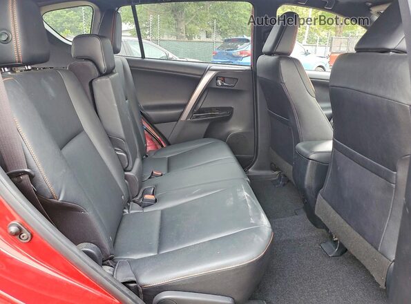 JTMJFREV6GJ073082 2016 TOYOTA RAV4 Red Widok tylnych siedzeń