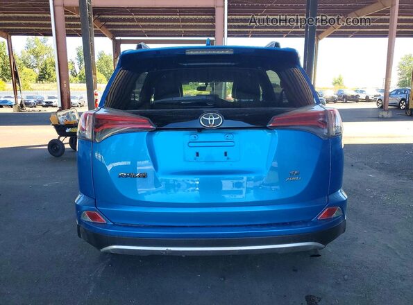 JTMJFREV8GD179905 2016 TOYOTA RAV4 Blue Widok z tyłu